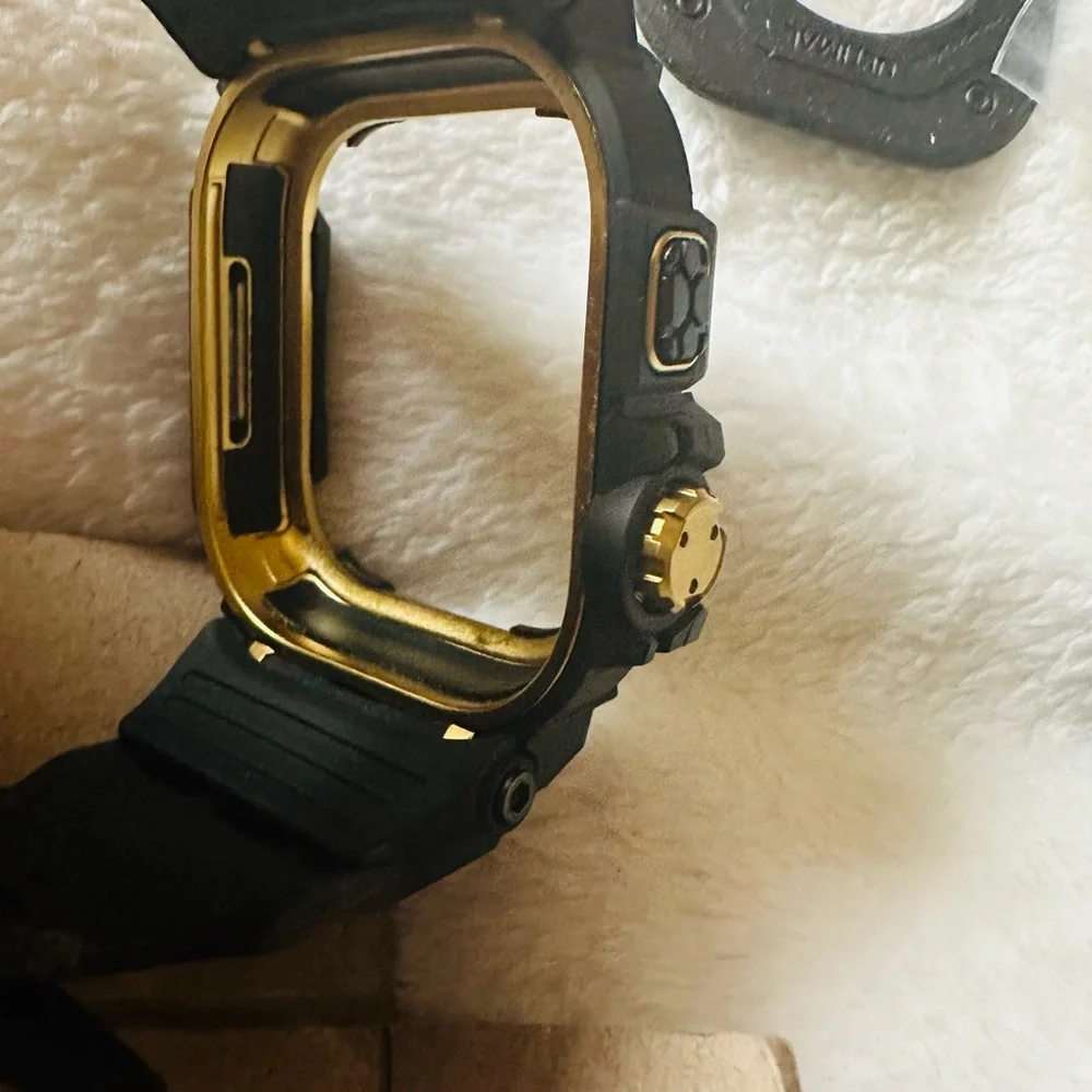 ULTIMAL Rugged Case with Band for Apple Watch Series 11/10 Military Grade Black